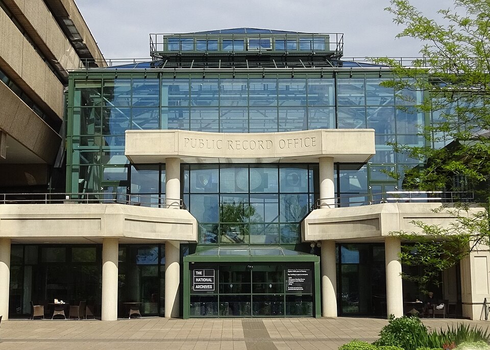 The National Archives at Kew which houses the HO 107 records for the 1841 census.