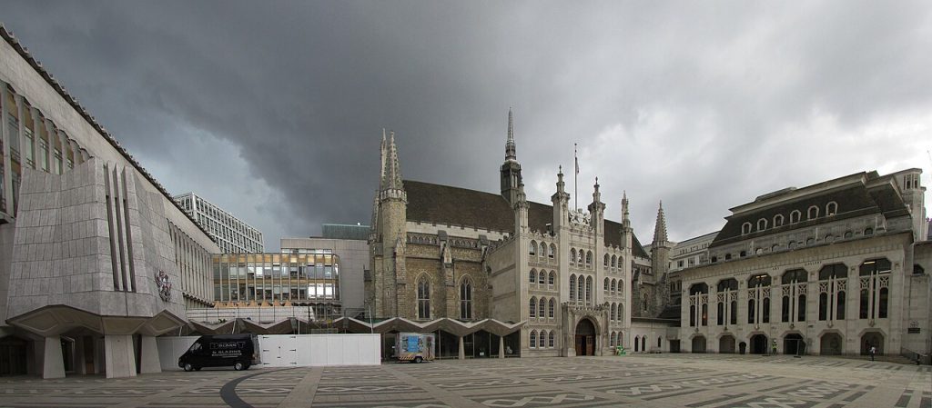 The interior of Guildhall Library which houses ancient London parish registers for the Square Mile.